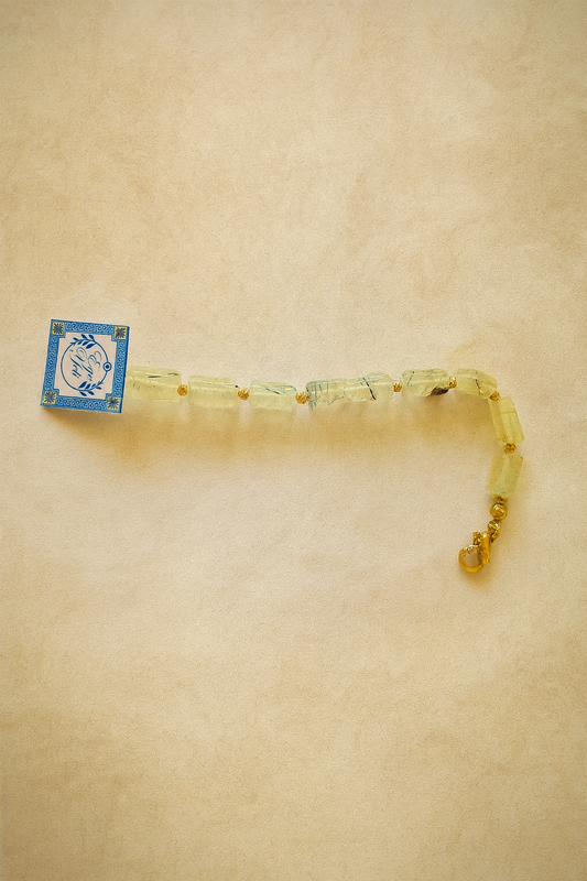 Pirenit taşı18 cm bileklik